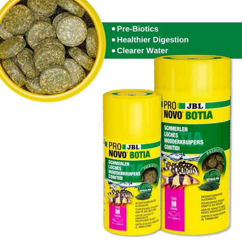 Jbl Pronovo Botia Tab M 100ml ( Spirulina Food Tab  )