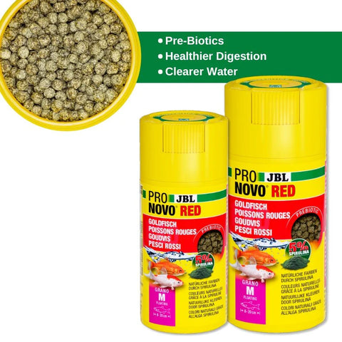 Jbl Pronovo Red Grano M 100ml ( goldfish floating pellets )